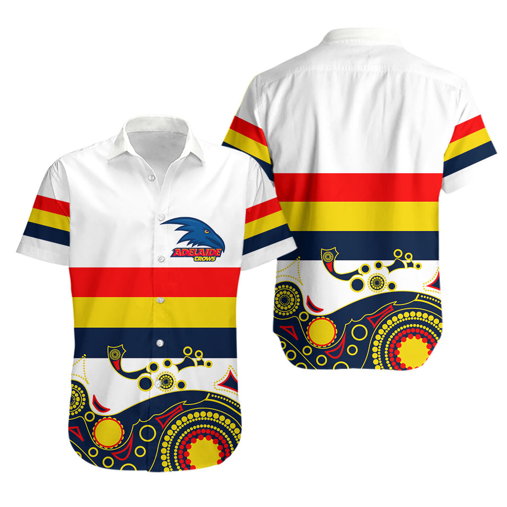 Adelaide Crows Hawaiian Shirt Aboriginal Simple Style - Vibe Hoodie Shop