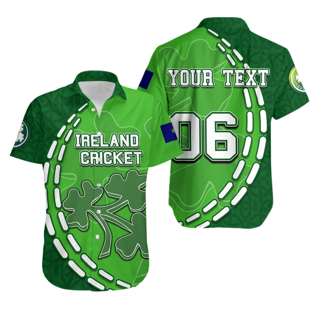 (Custom Personalised And Number) Ireland Cricket Team Hawaiian Shirt - Vibe Hoodie Shop