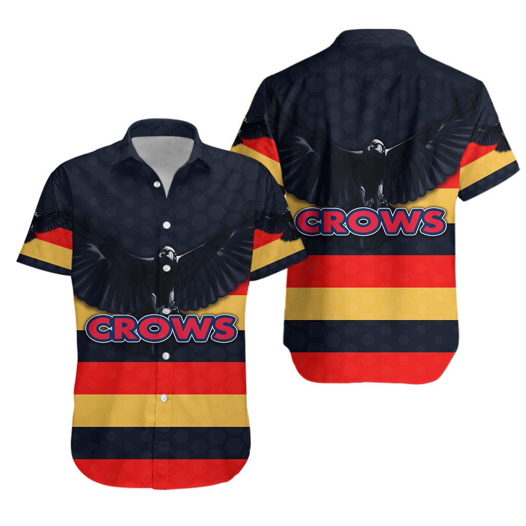 Adelaide Hawaiian Shirt Original Crows - Vibe Hoodie Shop