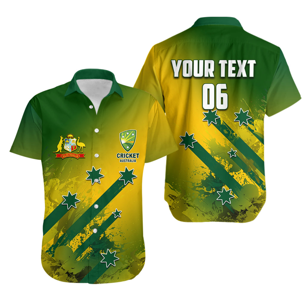 (Custom Personalised And Number) Cricket Hawaiian Shirt Australian Cricket Special Style - Vibe Hoodie Shop
