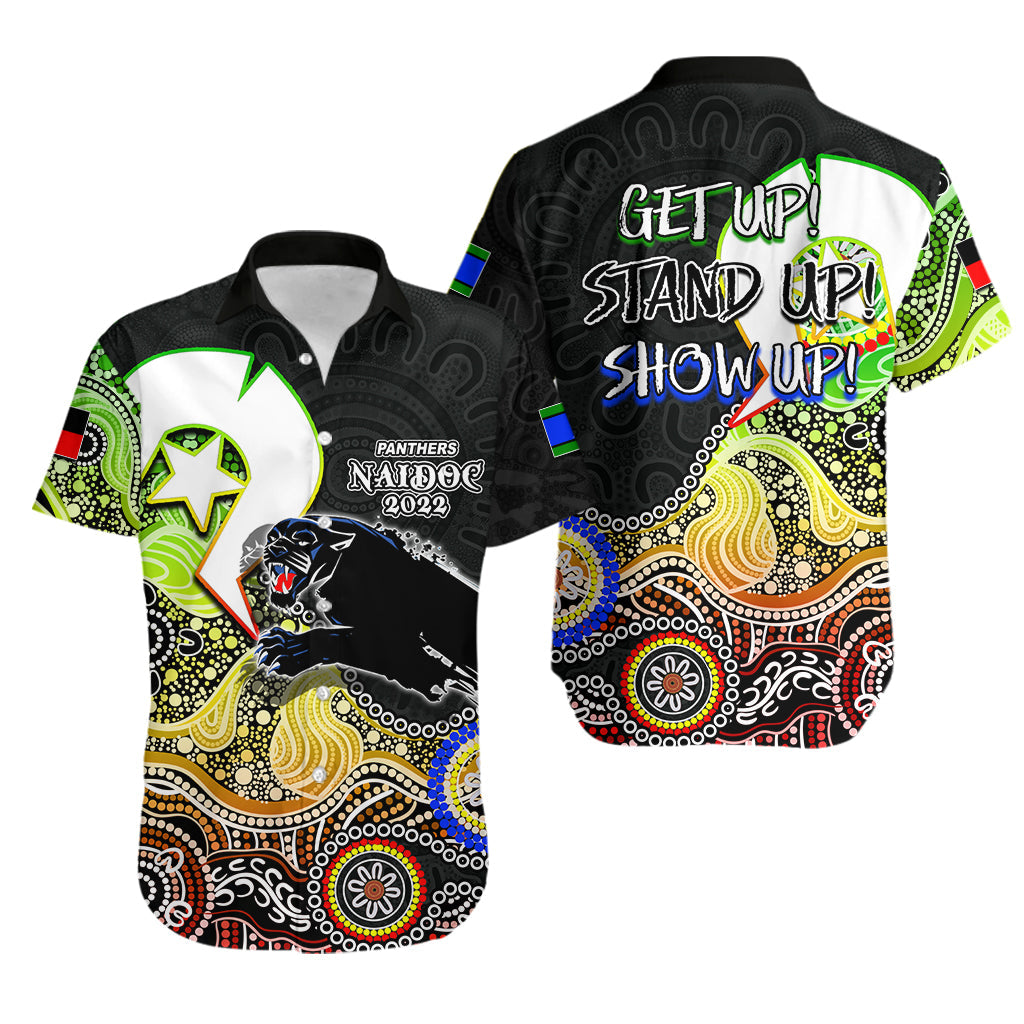 Panthers Rugby Hawaiian Shirt NAIDOC 2022 Patterns - Vibe Hoodie Shop