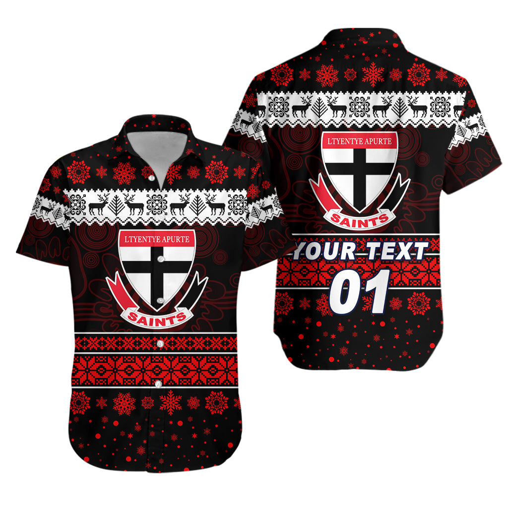 (Custom Personalised) Ltyentye Apurte SAINTS Football Club Hawaiian Shirt Christmas Simple Style - Vibe Hoodie Shop