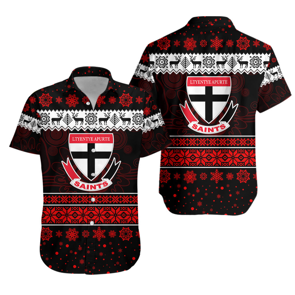 Ltyentye Apurte SAINTS Football Club Hawaiian Shirt Christmas Simple Style - Vibe Hoodie Shop