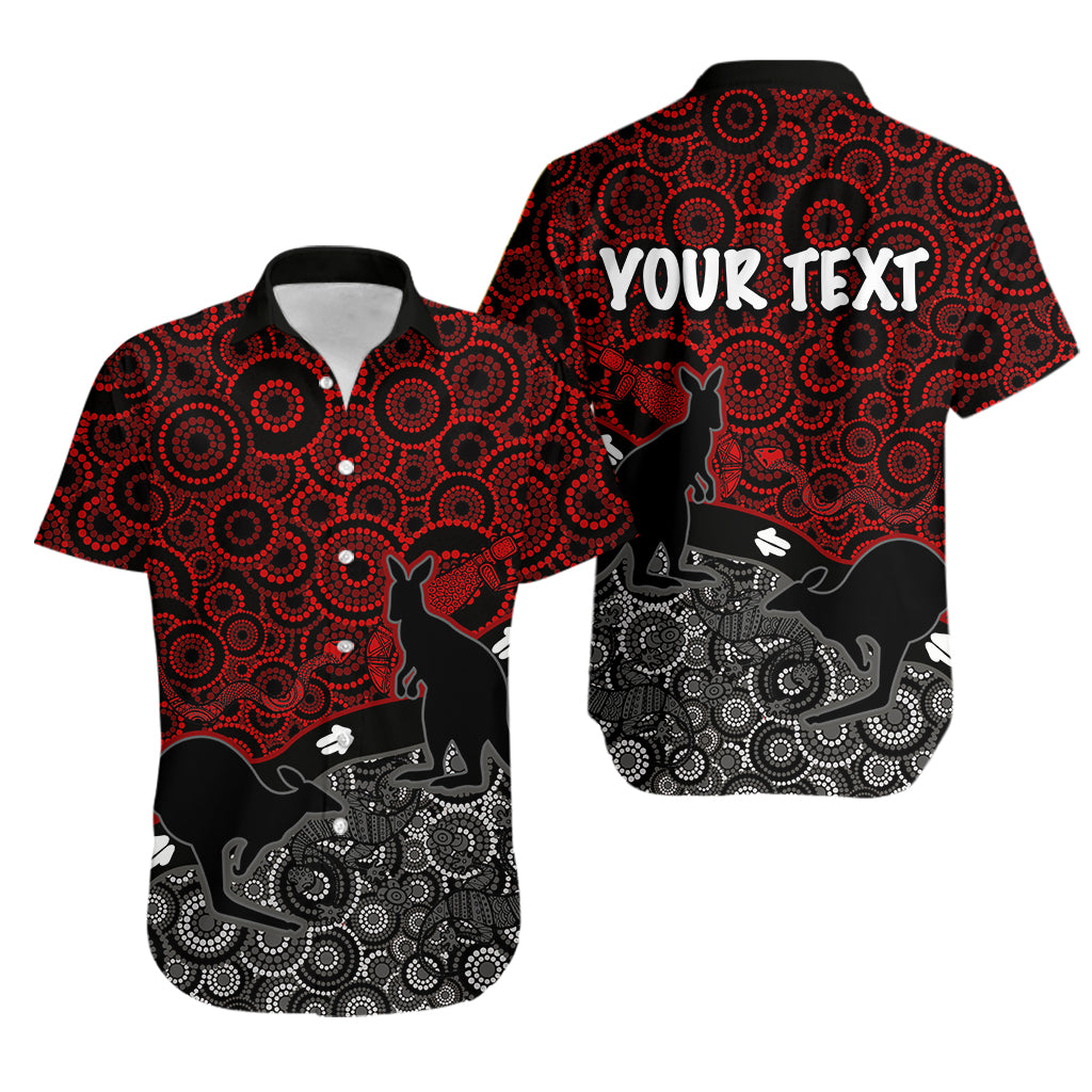 (Custom Personalised) Aboriginal Circles Hawaiian Shirt Animals - Vibe Hoodie Shop