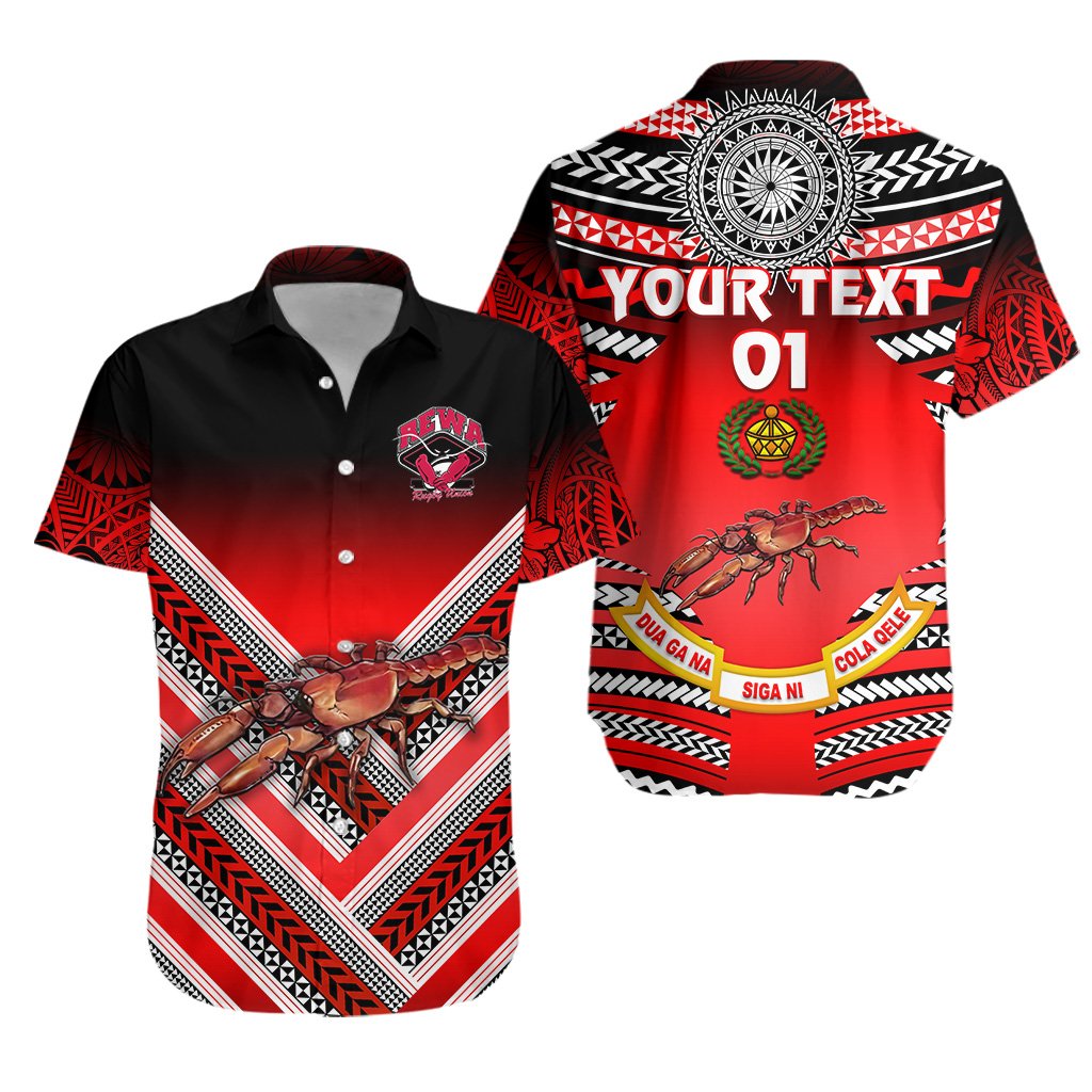 (Custom Personalised) Rewa Rugby Union Fiji Hawaiian Shirt Creative Style, Custom Text And Number - Vibe Hoodie Shop