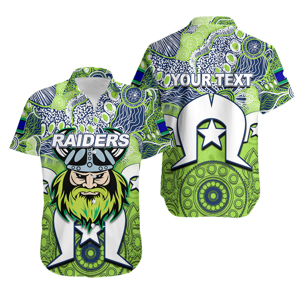 (Custom Personalised) Raiders Torres Strait Islanders Mix Aboriginal Hawaiaan Shirt - Vibe Hoodie Shop