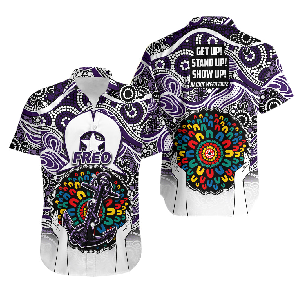 Dockers Australian Football Hawaiian Shirt NAIDOC Week 2022 - Vibe Hoodie Shop