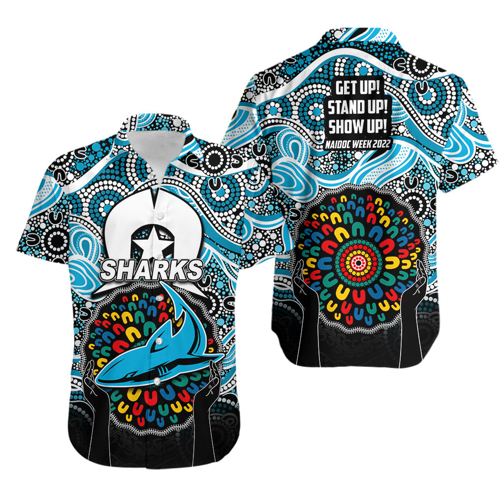 Sharks Rugby Hawaiian Shirt NAIDOC Week 2022 - Vibe Hoodie Shop