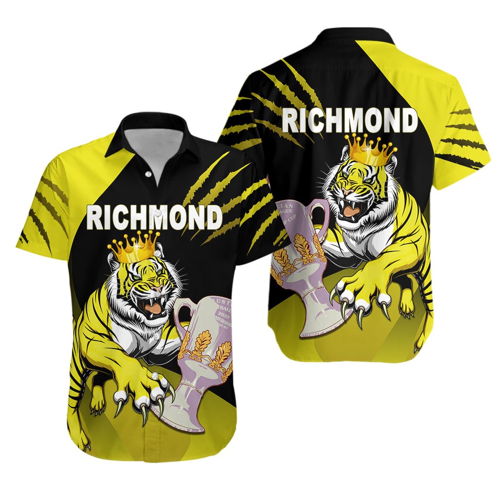 Richmond Premier Hawaiian Shirt Tigers - Vibe Hoodie Shop