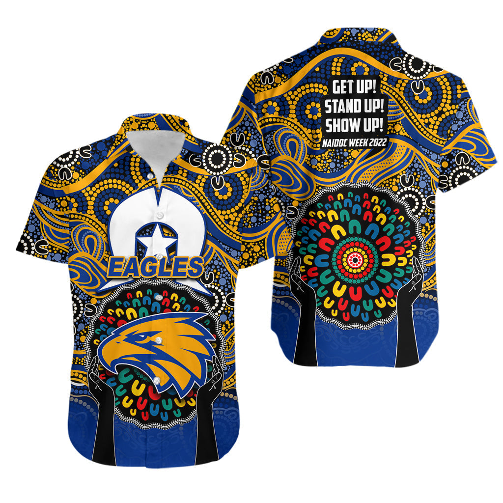 Eagles Australian Football Hawaiian Shirt NAIDOC Week 2022 - Vibe Hoodie Shop