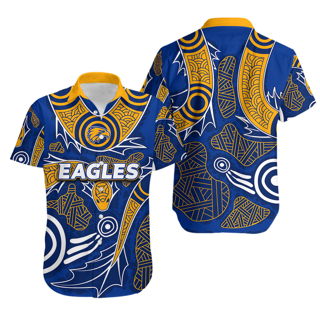 West Coast Eagles Hawaiian Shirt 2021 - Vibe Hoodie Shop