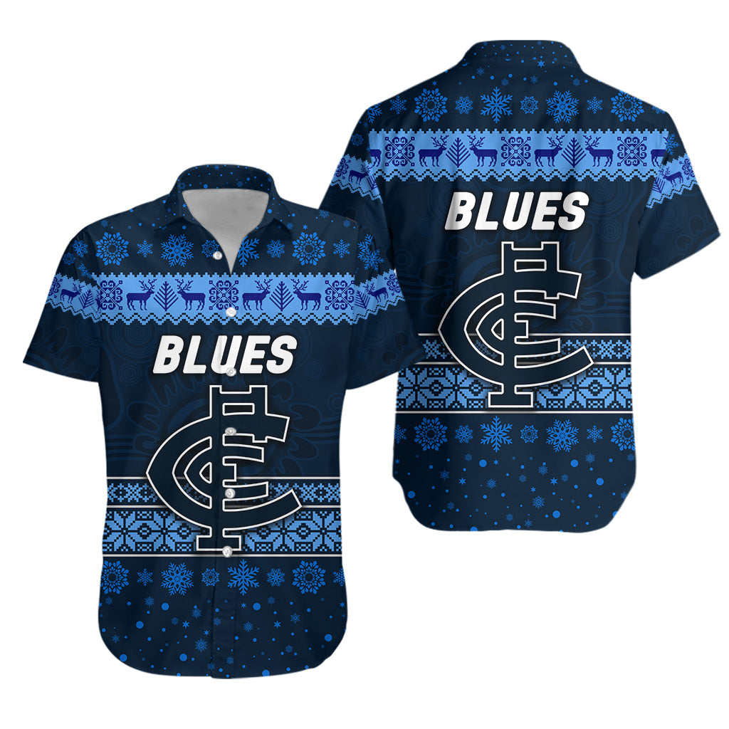 Carlton Blues Hawaiian Shirt Christmas Simple Style - Vibe Hoodie Shop