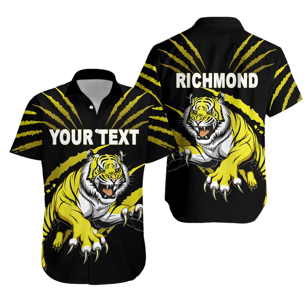 (Custom Personalised) Richmond Hawaiian Shirt Tigers - Vibe Hoodie Shop