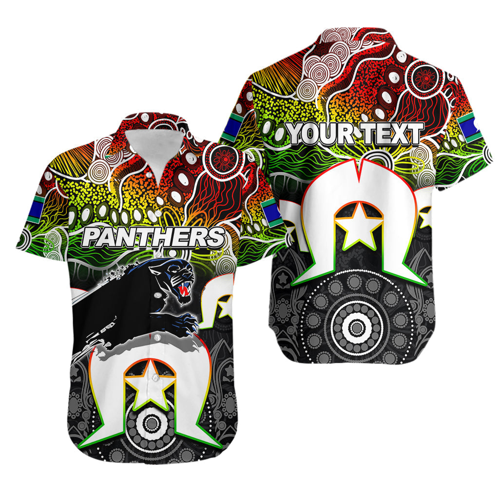 (Custom Personalised) Panthers ATorres Strait Islanders Mix Aboriginal Hawaiaan Shirt - Vibe Hoodie Shop