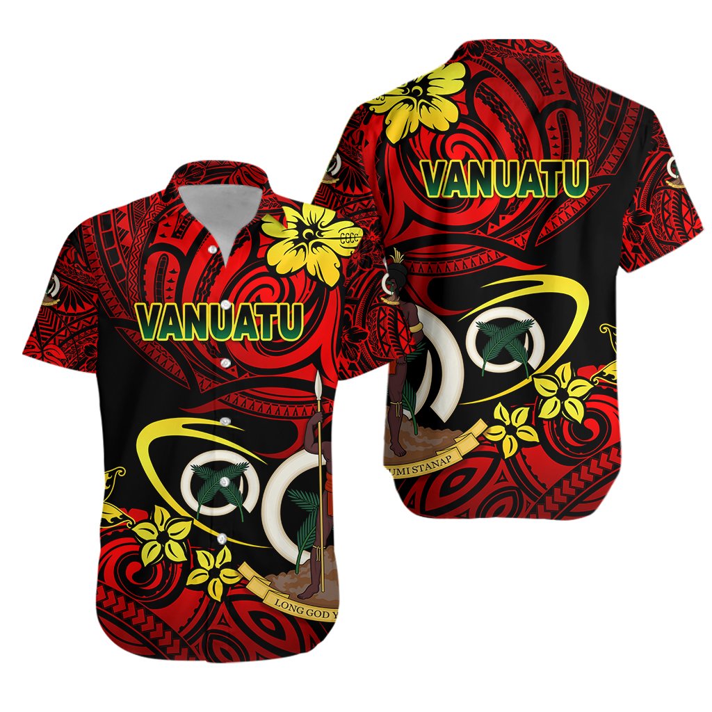 Vanuatu Rugby Hawaiian Shirt Fashion Style - Vibe Hoodie Shop