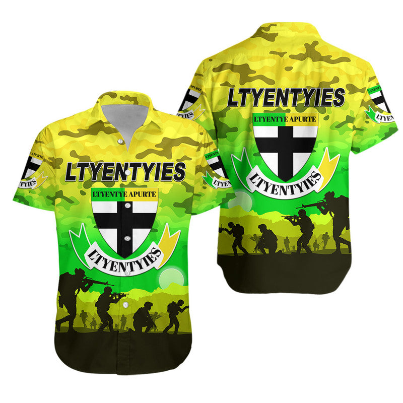 Ltyentye Apurte ANZAC Hawaiian Shirt Simple Style - Ltyentyies - Vibe Hoodie Shop