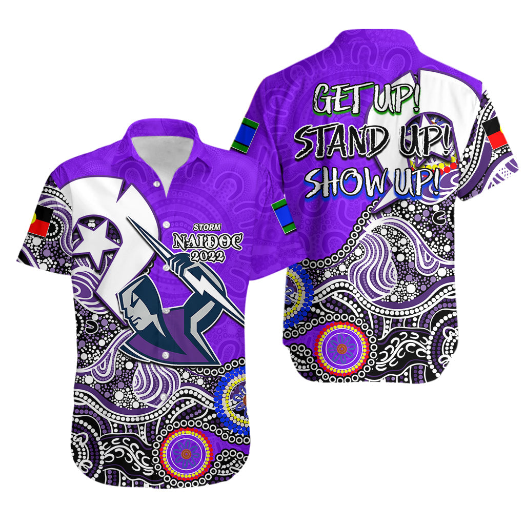 Storm Rugby Hawaiian Shirt NAIDOC 2022 Patterns - Vibe Hoodie Shop