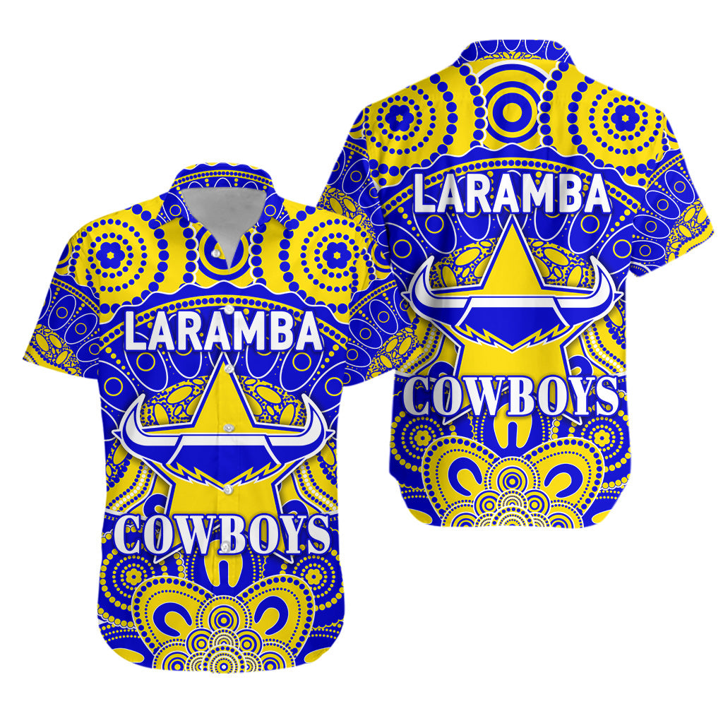 Laramba Cowboys Football Club Hawaiian Shirt Indigenous Style - Vibe Hoodie Shop