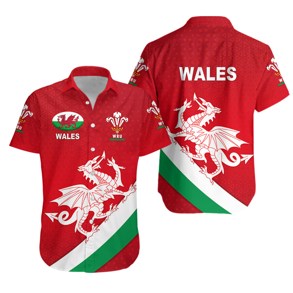Wales Rugby Hawaiian Shirt Welsh Cymru Vibes - Vibe Hoodie Shop