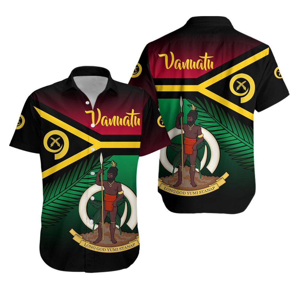 Vanuatu Rugby Hawaiian Shirt Proud Vibes - Vibe Hoodie Shop