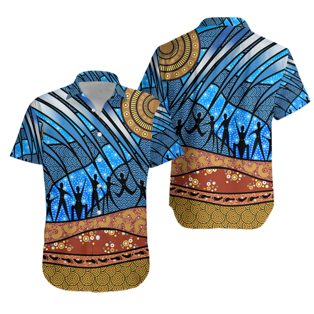 Aboriginal NAIDOC Indigenous People Hawaiian Shirt - Vibe Hoodie Shop