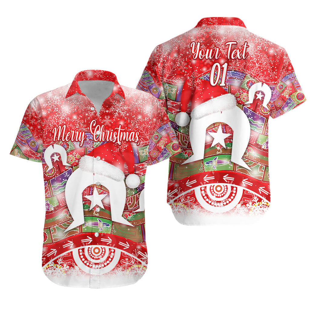 (Custom Personalised) Australia Torres Trait Islands Christmas Hawaiian Shirt Original Style - Red - Vibe Hoodie Shop
