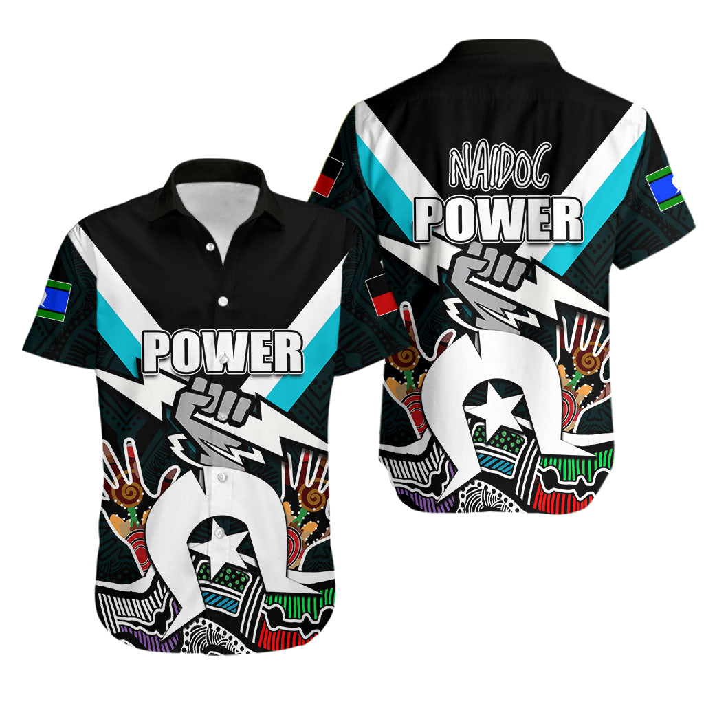 NAIDOC Port Adelaide Hawaiian Shirt Torres Strait Islanders - Vibe Hoodie Shop