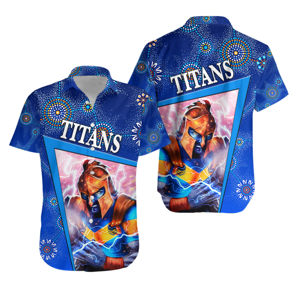 Gold Coast Titans Hawaiian Shirt 2021 Indigenous Limited Edition - Vibe Hoodie Shop