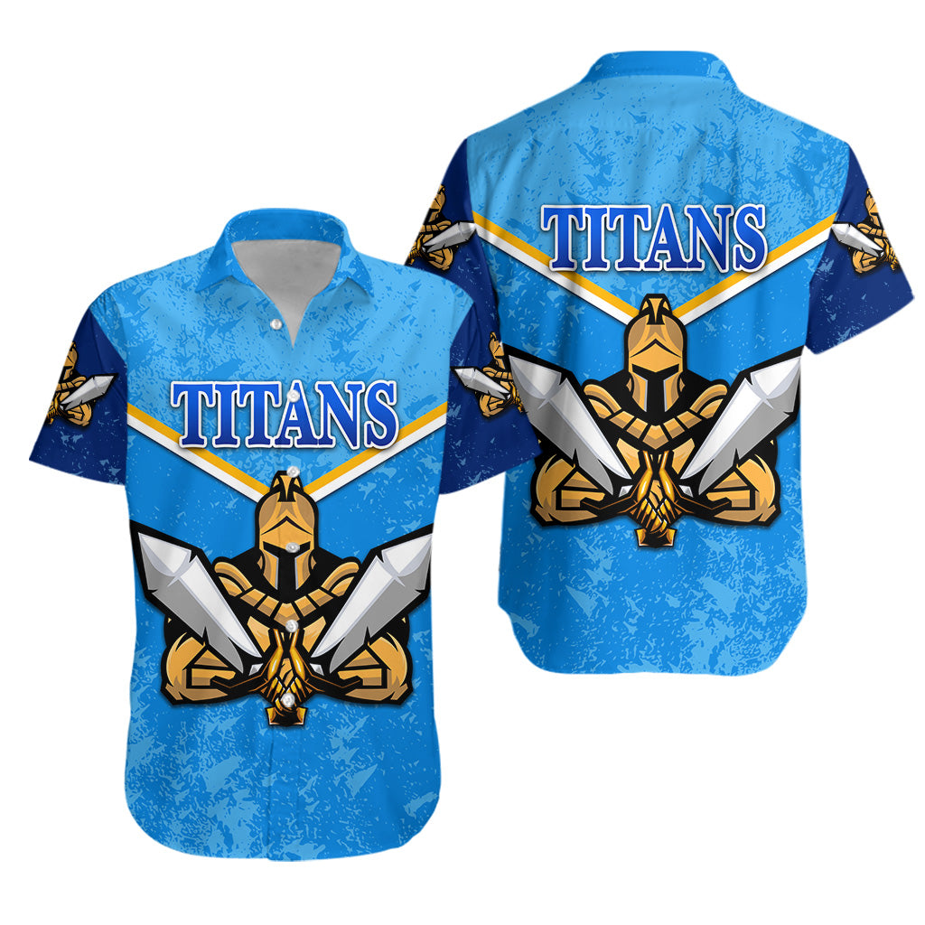 Gold Coast Titans Hawaiian Shirt 2021 Gladiator Original Style NO.1 - Vibe Hoodie Shop