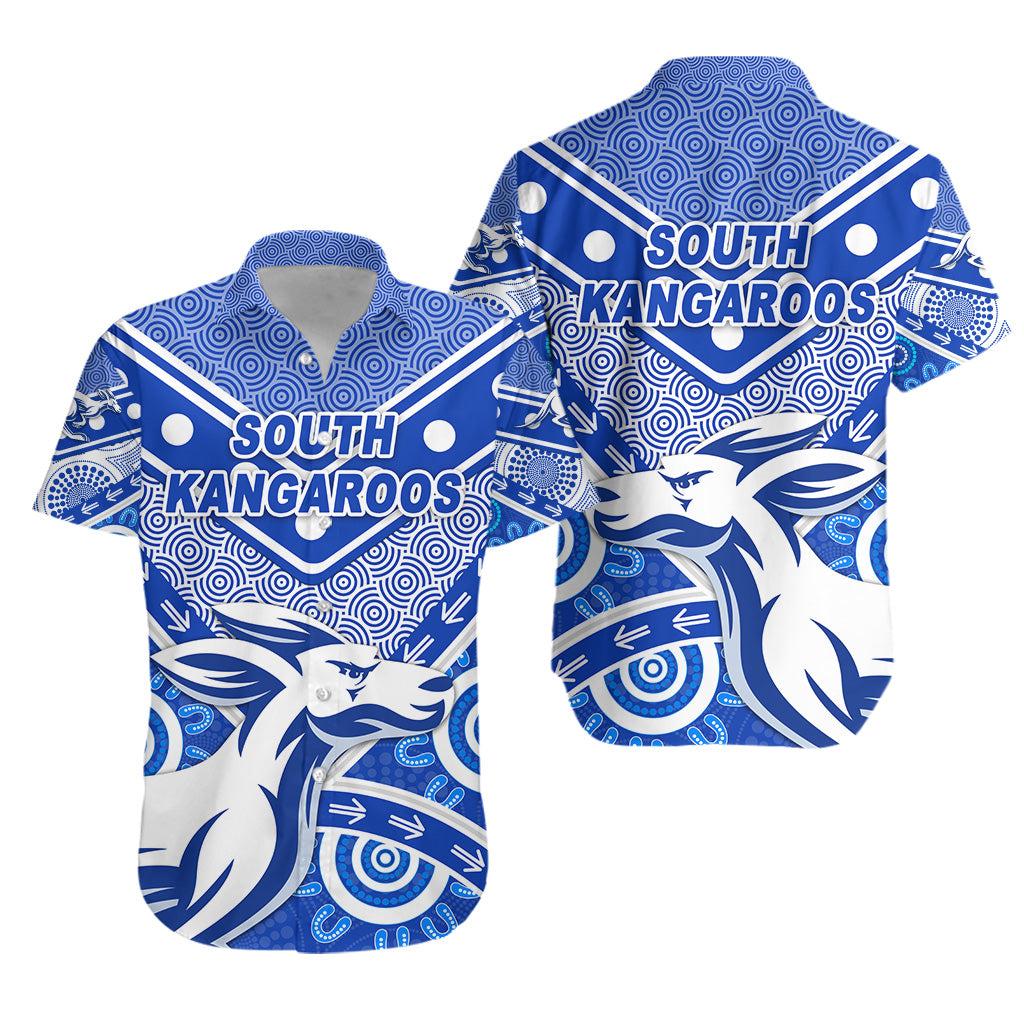South Alice Football Club Hawaiian Shirt South Kangaroos Indigenous Version - Vibe Hoodie Shop