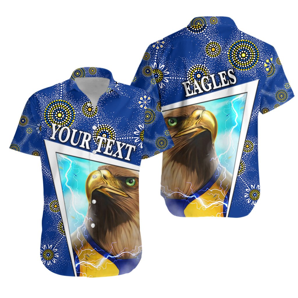 (Custom Personalised) Eagles Indigenous Hawaiian Shirt West Coast Limited Edition - Vibe Hoodie Shop