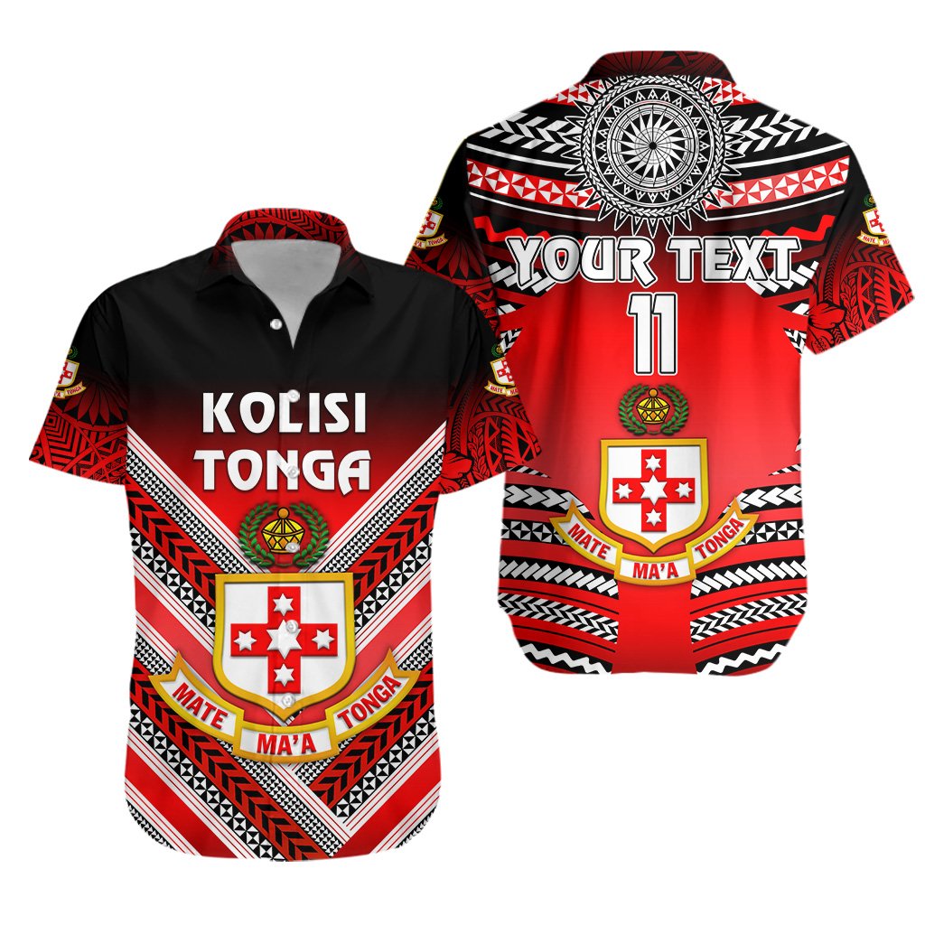 (Custom Personalised) Kolisi Tonga Hawaiian Shirt Mate Ma'a Tonga Creative Style, Custom Text and Number - Vibe Hoodie Shop