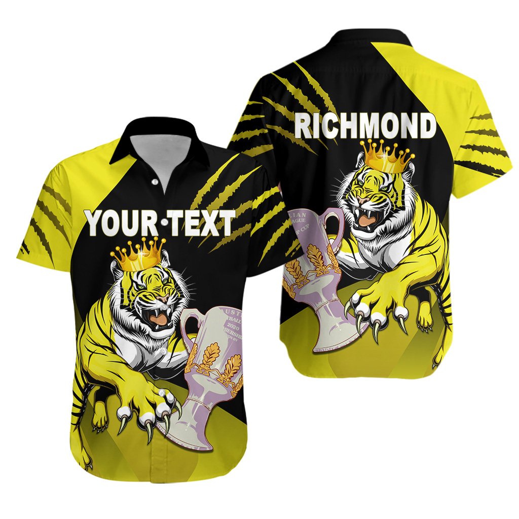 (Custom Personalised) Richmond Premier Hawaiian Shirt Tigers - Vibe Hoodie Shop