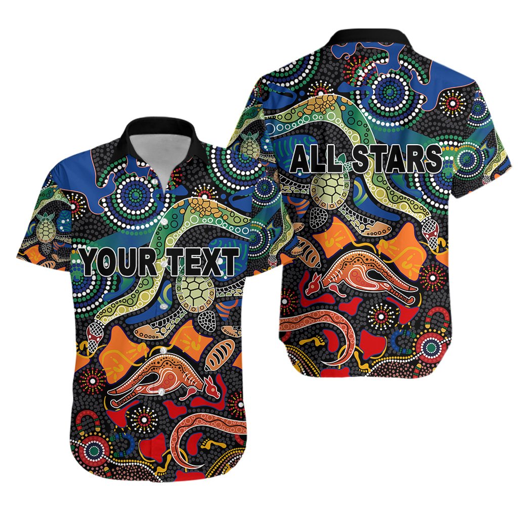 (Custom Personalised) Indigenous Hawaiian Shirt All Stars Pride Version - Vibe Hoodie Shop