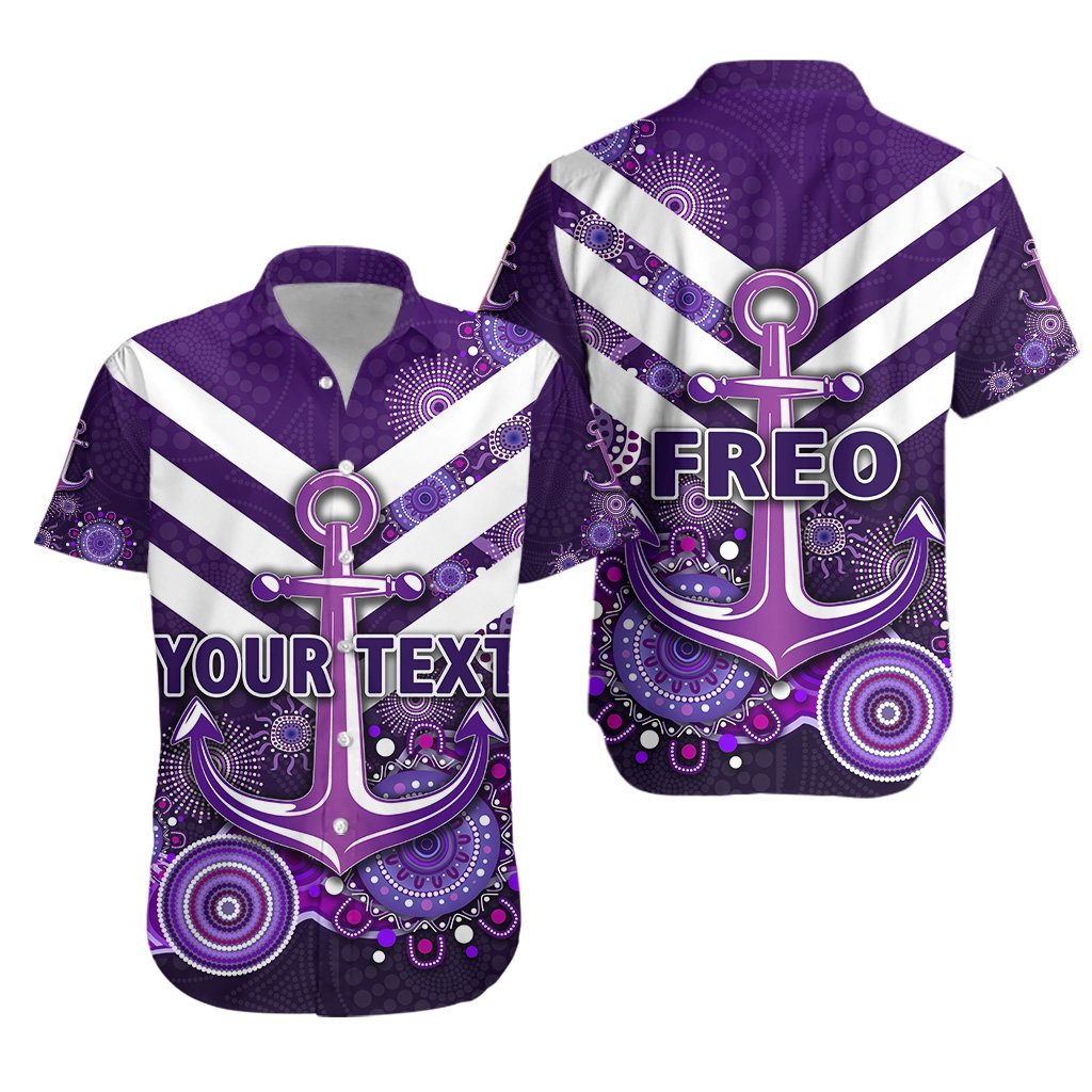 (Custom Personalised) Fremantle Hawaiian Shirt Dockers Indigenous Freo - Vibe Hoodie Shop