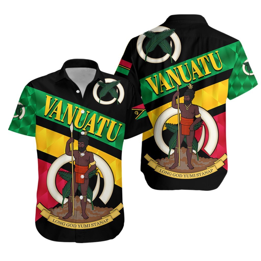 Vanuatu Rugby Hawaiian Shirt Sporty Style - Vibe Hoodie Shop