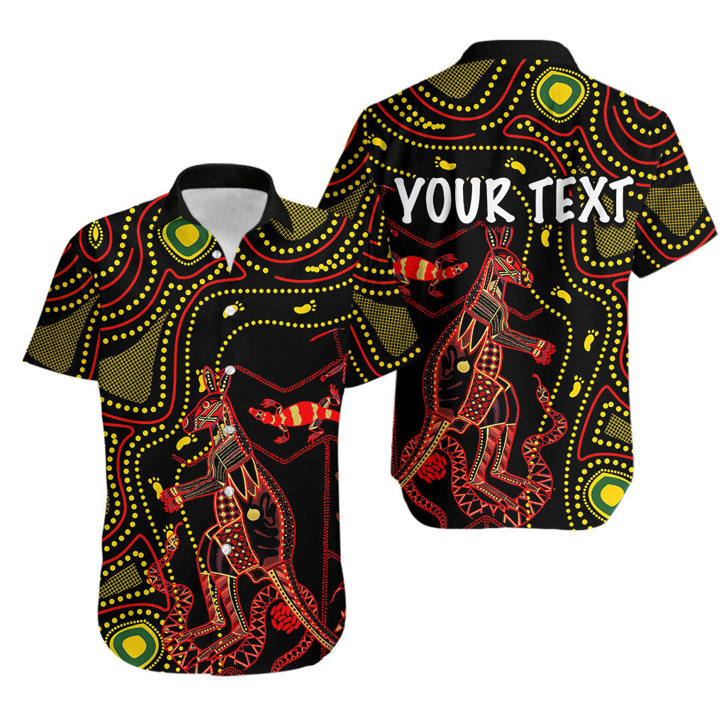 (Custom Personalised) Aboriginal Hawaiian Shirt Animal Australia - Vibe Hoodie Shop