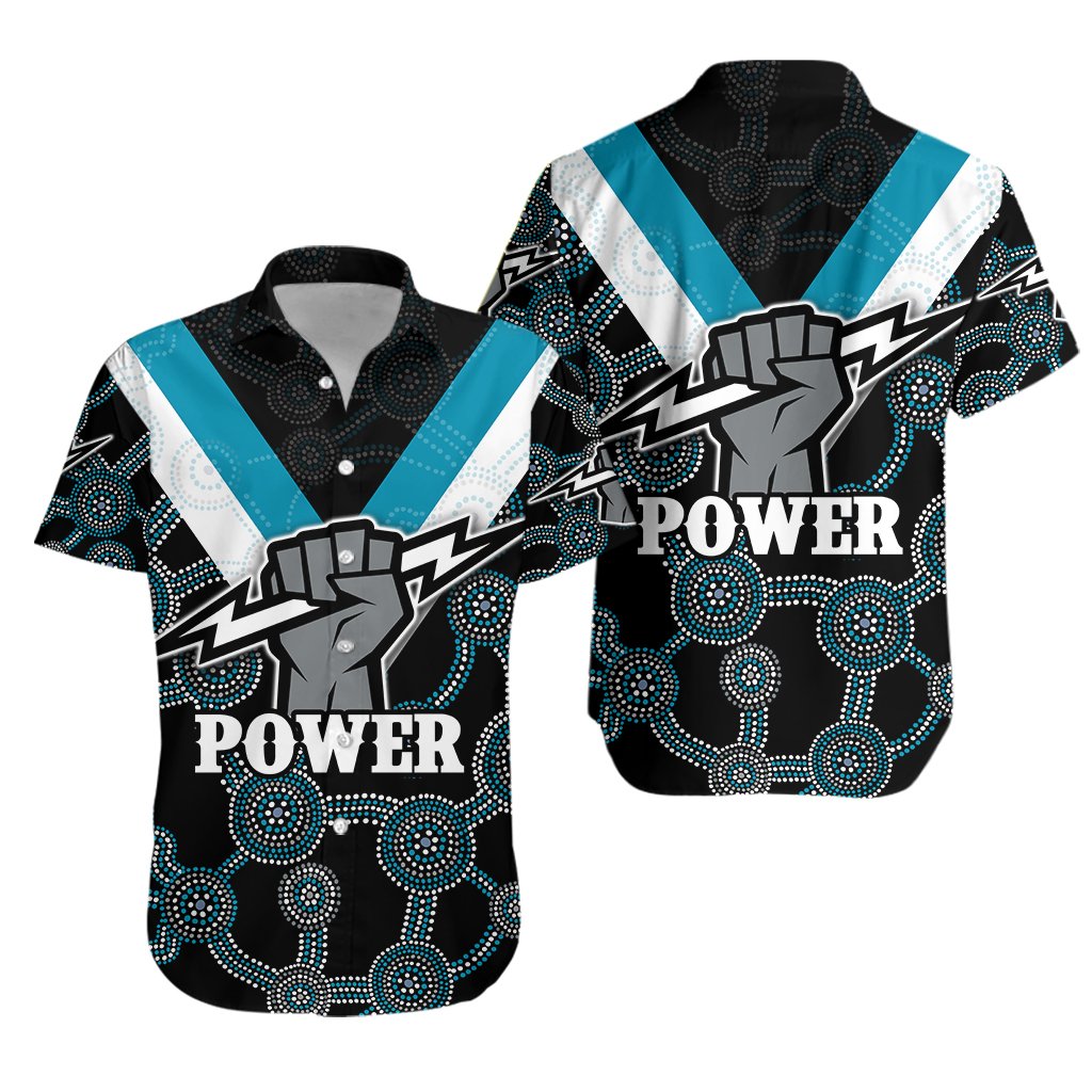 Port Adelaide Hawaiian Shirt Power - Vibe Hoodie Shop