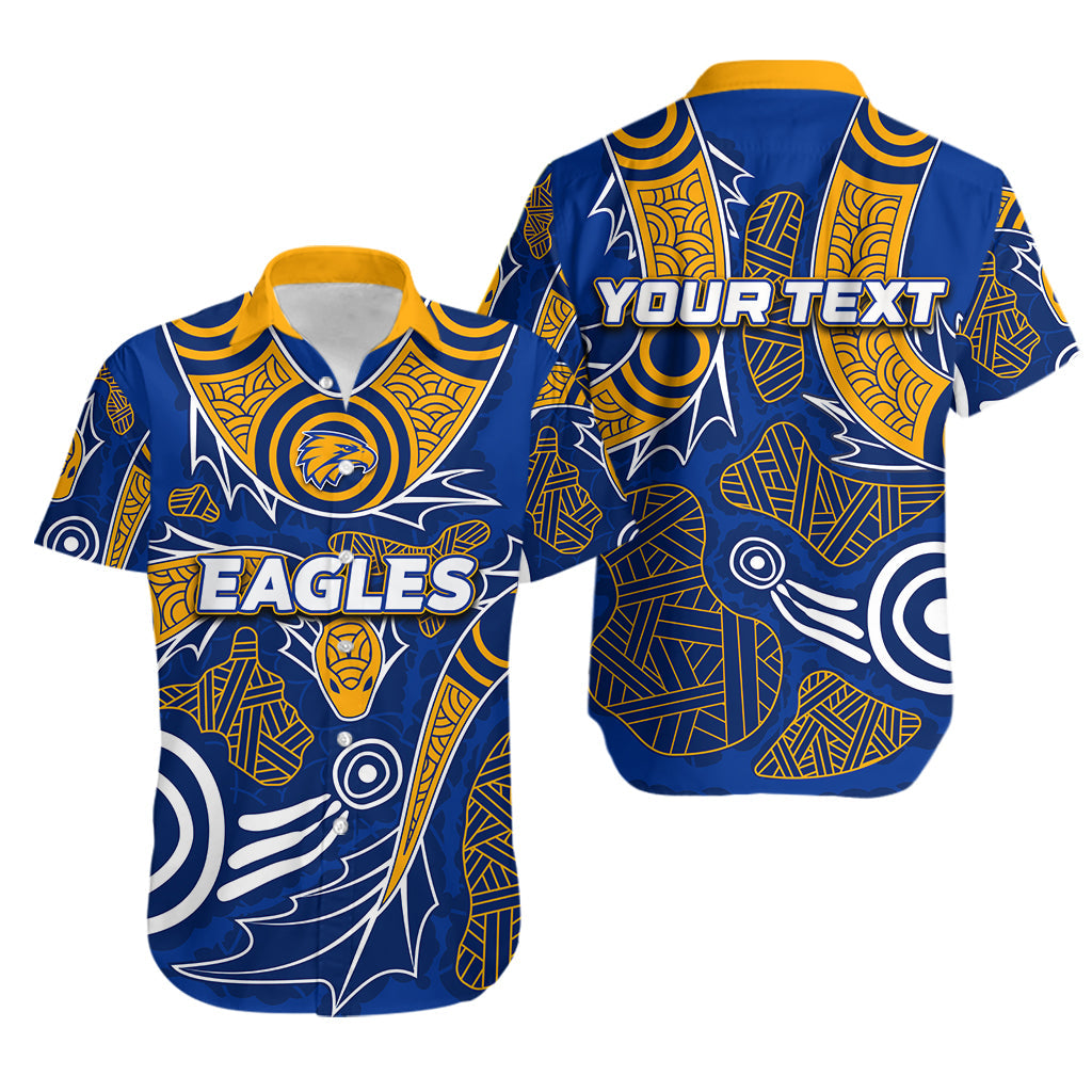 (Custom Personalised) West Coast Eagles Hawaiian Shirt 2021 - Vibe Hoodie Shop