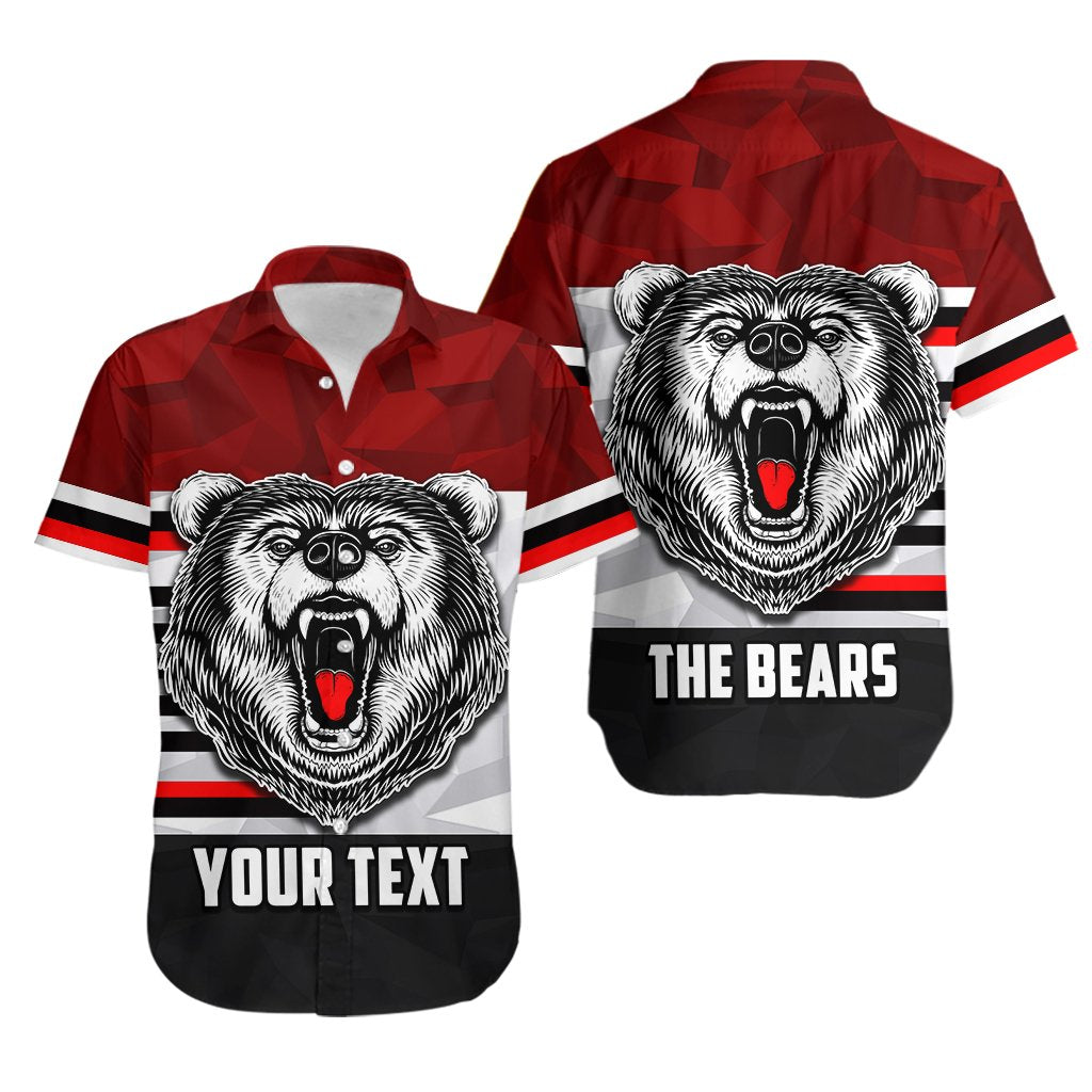 (Custom Personalised) North Sydney Bears Hawaiian Shirt - Vibe Hoodie Shop