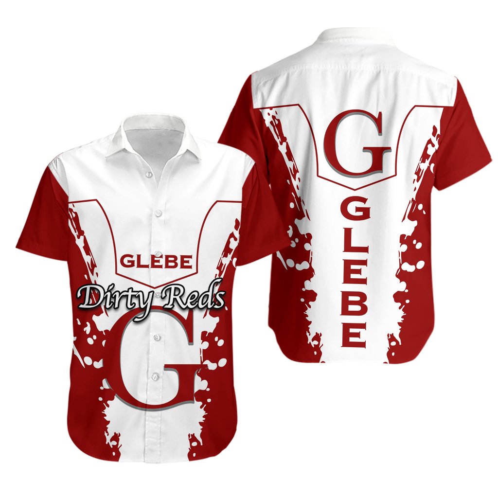 Glebe District Rugby Hawaiian Shirt - Vibe Hoodie Shop