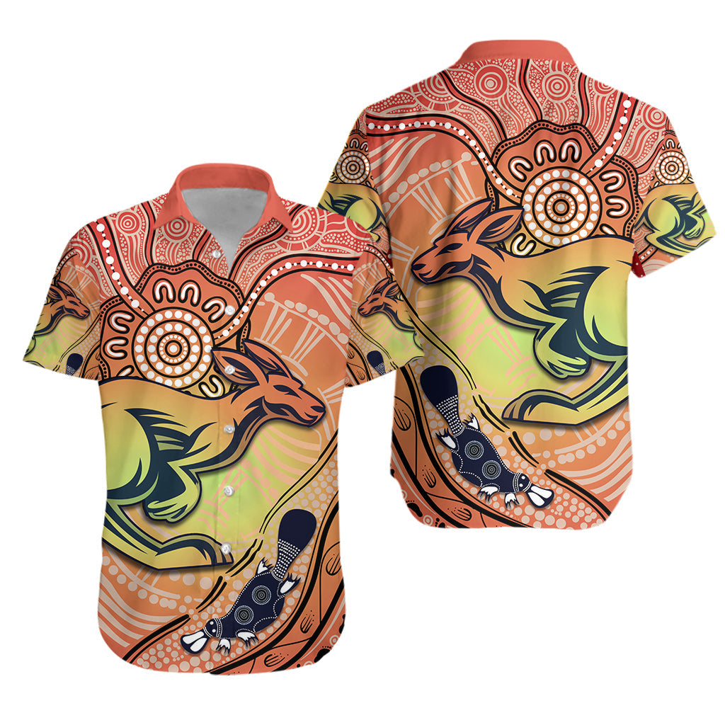 Kangaroos Indigenous Hawaiian Shirt Beautiful Life - Vibe Hoodie Shop