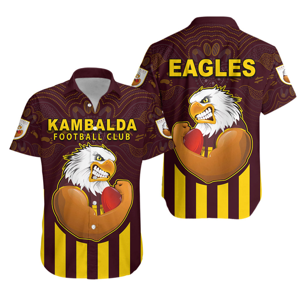 Kambalda Football Club Hawaiian Shirt Goldfields Football Indigenous Eagles - Vibe Hoodie Shop