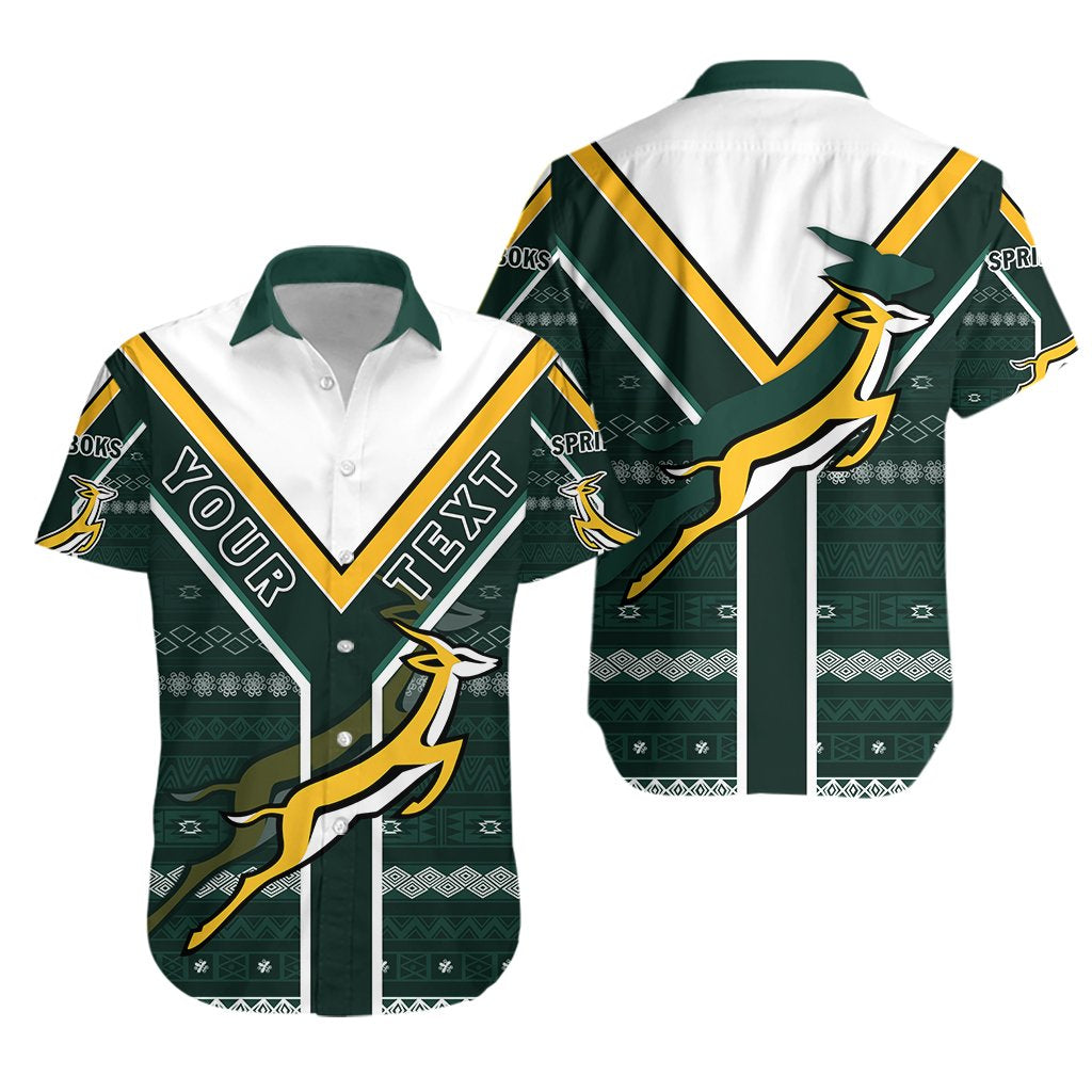 (Custom Personalised) Rugby South Africa Hawaiian Shirt Springboks Forever Style - Vibe Hoodie Shop