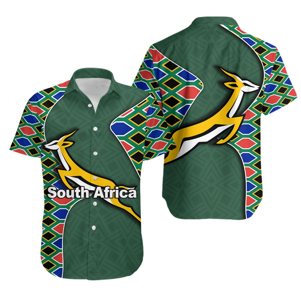 South Africa Springboks Hawaiian Shirt Style - Vibe Hoodie Shop