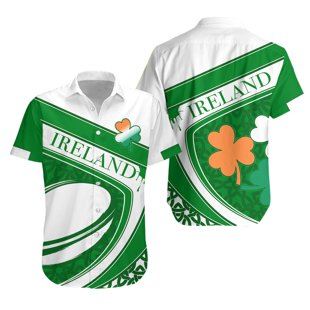 Ireland Rugby Hawaiian Shirt Splendor Celtic - Vibe Hoodie Shop