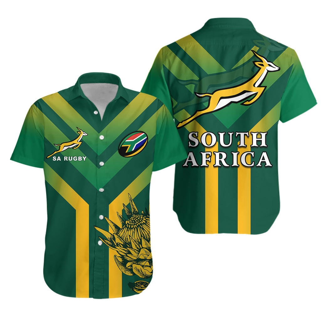 South Africa Rugby 2021 Hawaiian Shirt Bokke Version Special - Vibe Hoodie Shop