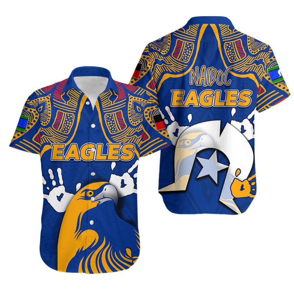 NAIDOC West Coast Eagles Hawaiian Shirt Torres Strait Islanders - Vibe Hoodie Shop