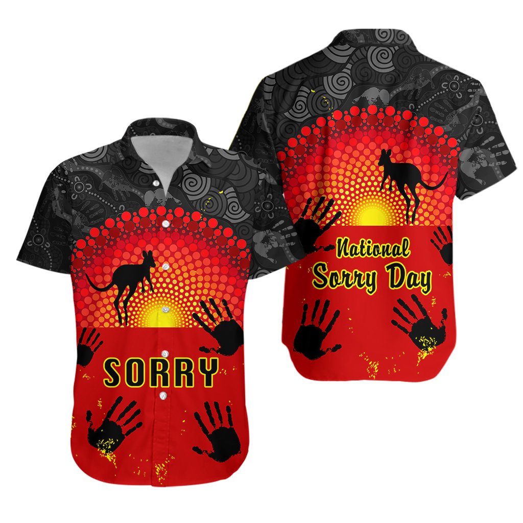 National Sorry Day Hawaiian Shirt Version 02 - Australian Aboriginal - Vibe Hoodie Shop