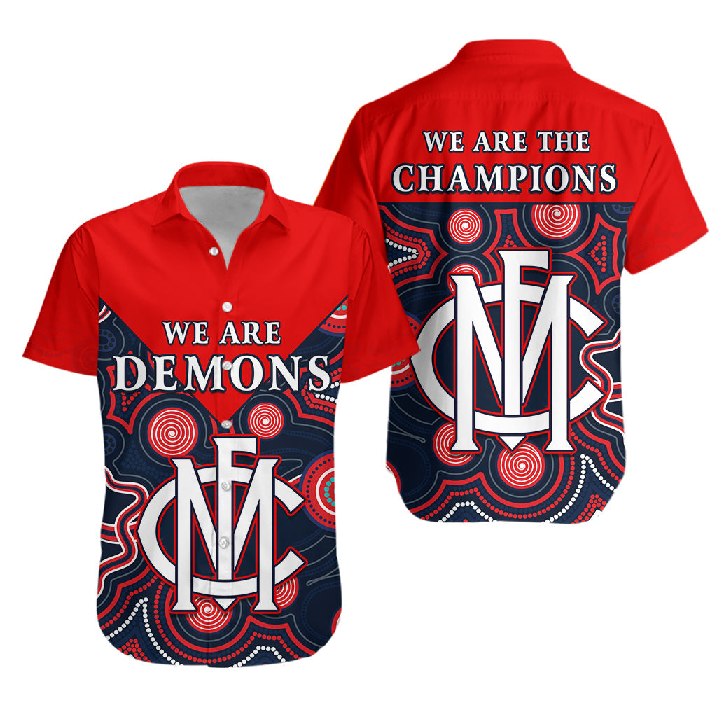 Melbourne Demons 2021 Hawaiian Shirt - We are the Champions - Vibe Hoodie Shop